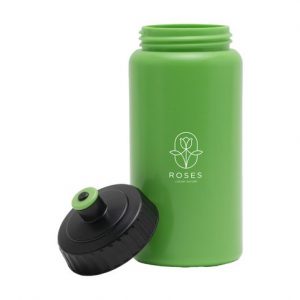 Bouteille d'eau de sport vert personnalisé