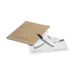 Carnet A5 avec spirales beige personnalisé