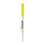Stylo à bille jaune personnalisé