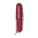 Couteau suisse rouge personnalisé