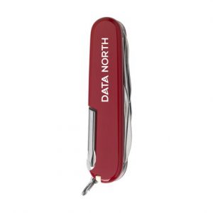 Couteau suisse rouge personnalisé