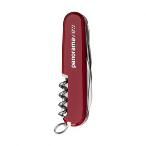 Couteau suisse rouge personnalisé