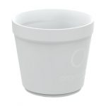 Gobelet réutilisable blanc personnalisé