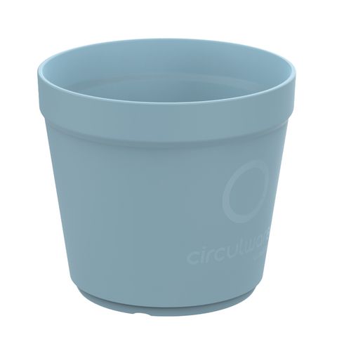 Gobelet réutilisable bleu personnalisé