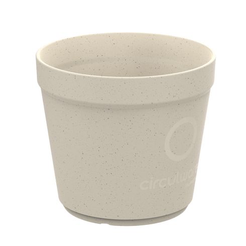 Gobelet réutilisable beige personnalisé