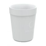 Gobelet réutilisable blanc personnalisé