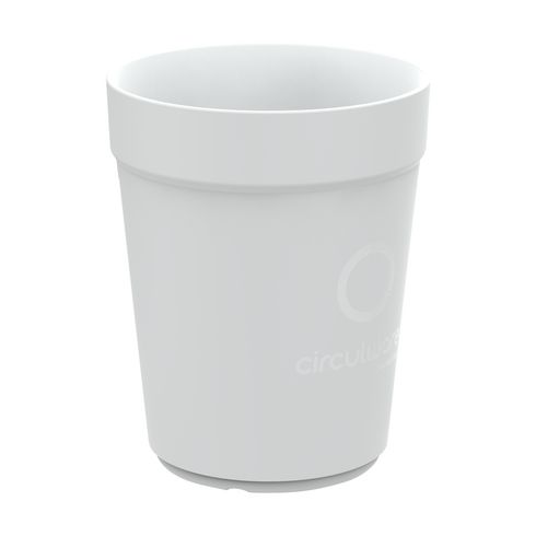 Gobelet réutilisable blanc personnalisé
