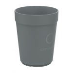 Gobelet réutilisable gris personnalisé