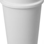 Gobelet americano blanc personnalisé