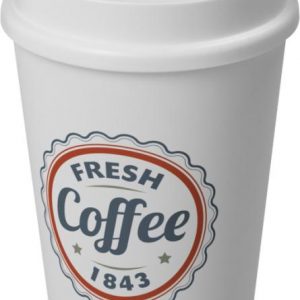 Gobelet americano blanc personnalisé