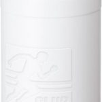 Bouteille de sport orange et blanc personnalisé