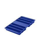 Bac à bâtonnets de glace bleu personnalisé