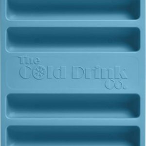 Bac à bâtonnets de glace bleu personnalisé