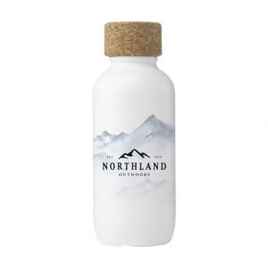 Bouteille d'eau blanc personnalisé