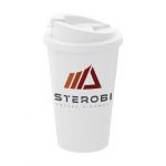 Tasse à emporter blanc personnalisé