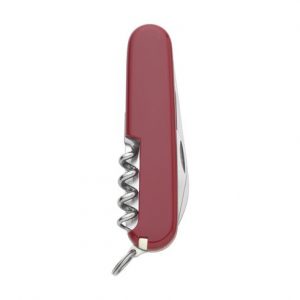 Couteau suisse rouge personnalisé