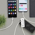 Chargeur secteur blanc personnalisé