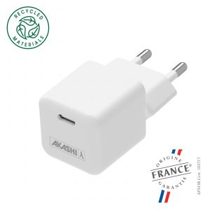 Chargeur blanc personnalisé