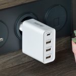 Chargeur secteur blanc personnalisé