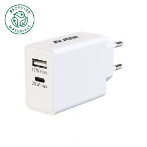 Chargeur blanc personnalisé