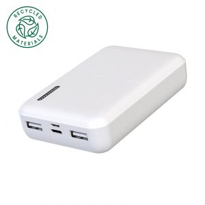 Power bank blanc personnalisé