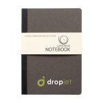 Carnet A5 gris personnalisé
