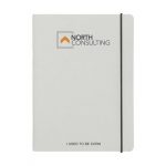 Bloc-notes A5 blanc personnalisé