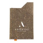 Porte-cartes taupe personnalisé