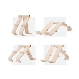 Support pour ordinateur portable beige personnalisé