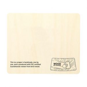 Grattoir à glace beige personnalisé