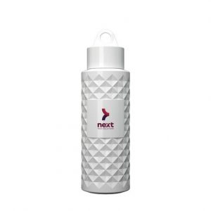 Bouteille d'eau blanc personnalisé