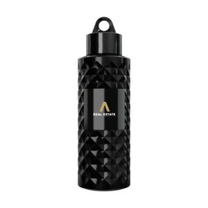 Bouteille d'eau noir personnalisé