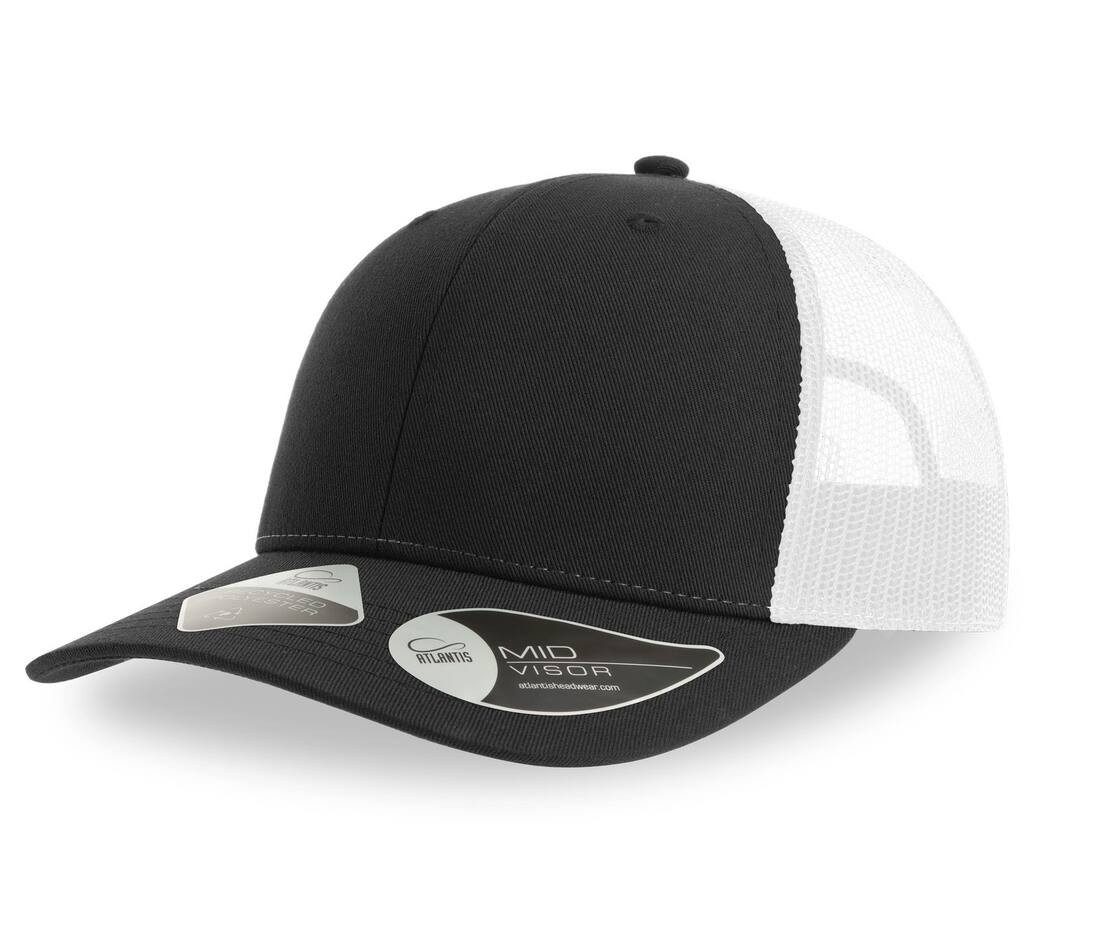 Casquette noir et blanc personnalisé