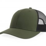 Casquette vert et noir personnalisé