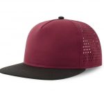 Casquette noir et rouge personnalisé