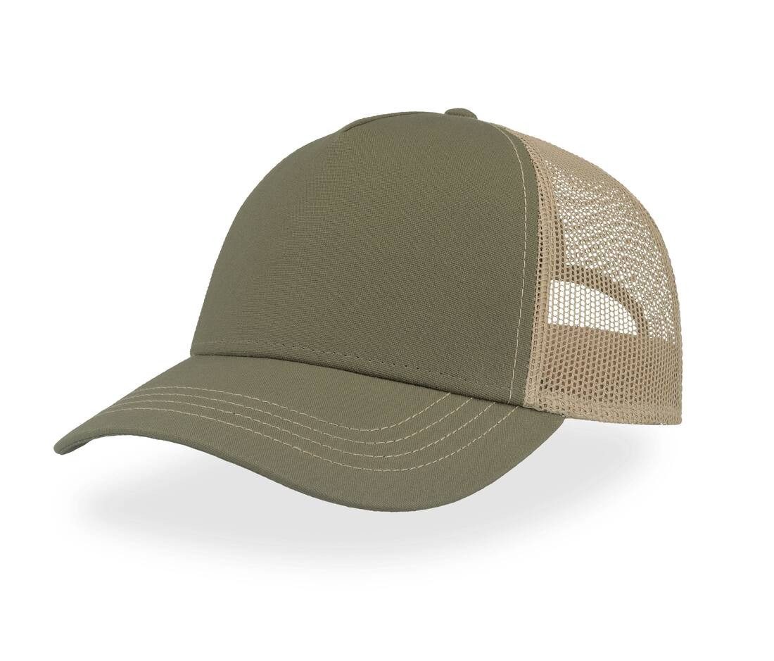 Casquette vert et beige personnalisé