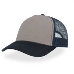 Casquette gris et bleu personnalisé