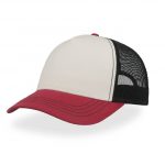 Casquette blanc noir rouge personnalisé