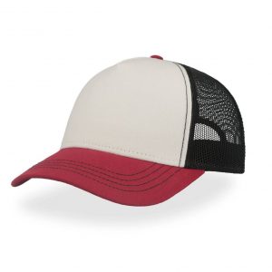 Casquette blanc noir rouge personnalisé