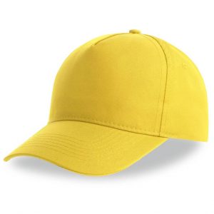 Casquette jaune personnalisé