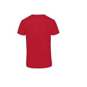 Tee-shirt manches courtes rouge personnalisé
