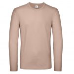 Tee-shirt manches longues beige personnalisé