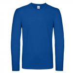 Tee-shirt manches longues bleu personnalisé