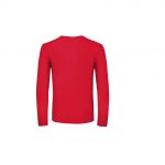 Tee-shirt manches longues rouge personnalisé
