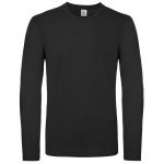 Tee-shirt manches longues noir personnalisé