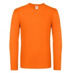 Tee-shirt manches longues orange personnalisé
