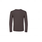 Tee-shirt manches longues marron personnalisé