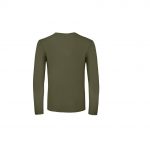 Tee-shirt manches longues vert personnalisé