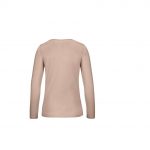 Tee-shirt manches longues beige personnalisé