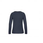 Tee-shirt manches longues bleu personnalisé